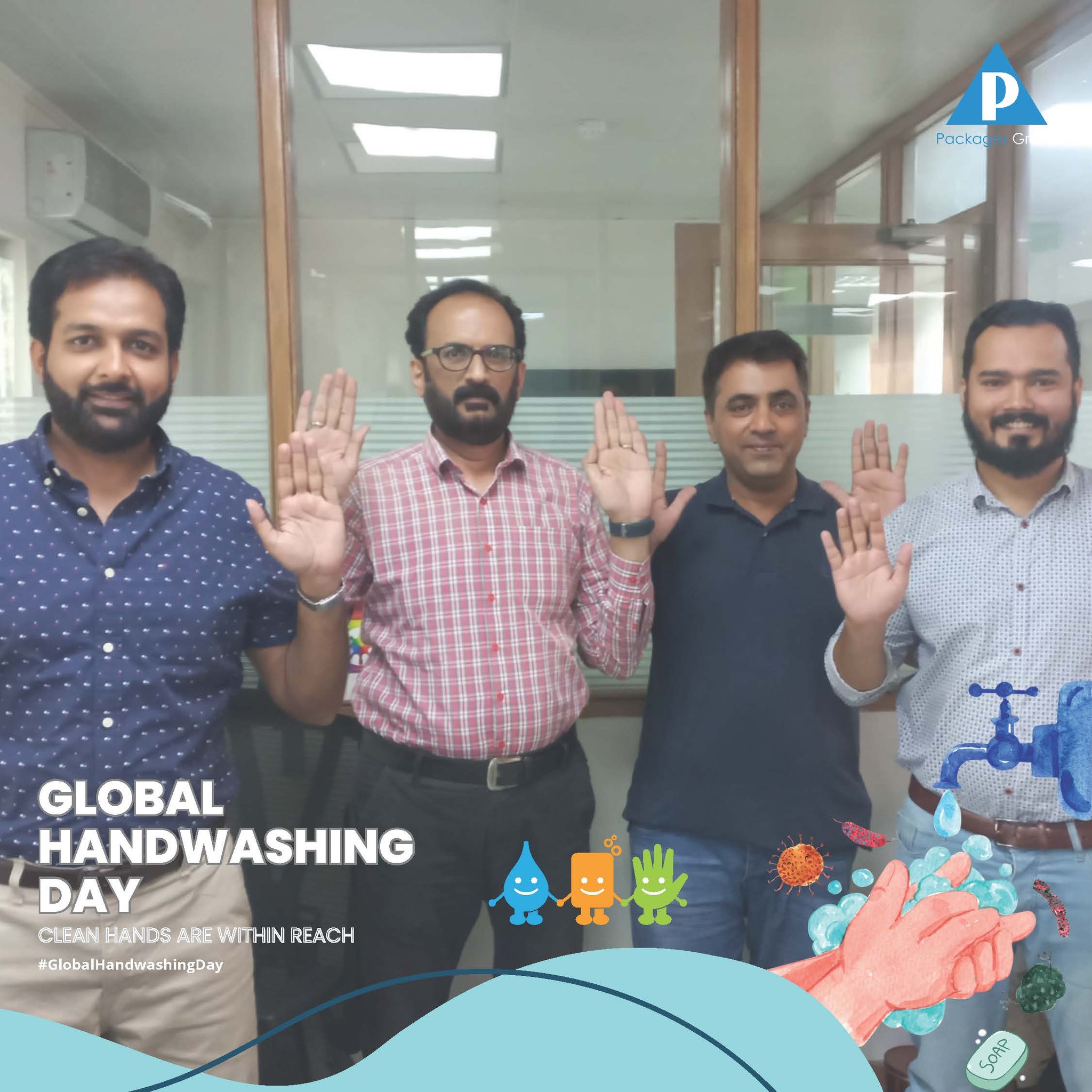 Global Handwashing Day celebrated across the Packages Group.5